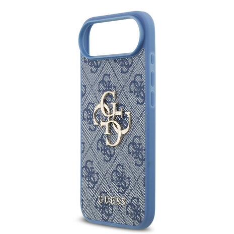 Guess Guess iPhone 17 Air Back-Cover hul - 4G - Big Metal Logo - Blau Guess Guess iPhone 17 Air Back-Cover hul - 4G - Big Metal Logo - Blau