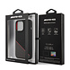 AMG AMG iPhone 13 Pro Back cover case - Silicone - Two Tones Red Line - Black