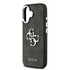 Guess Guess iPhone 17 Back cover coque - 4G - Big Metal Logo - Silver Edge - Noir Guess Guess iPhone 17 Back cover coque - 4G - Big Metal Logo - Silver Edge - Noir