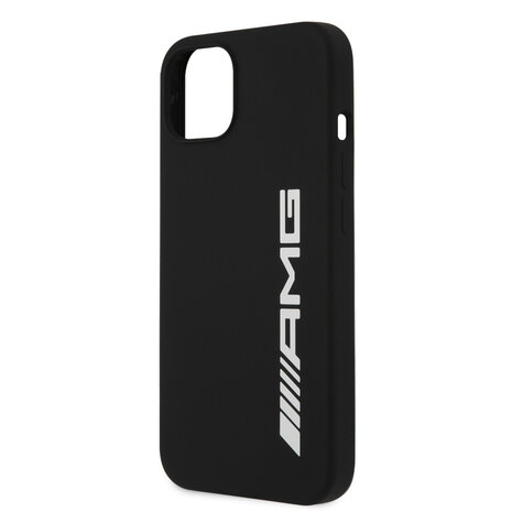 AMG AMG iPhone 13 & 14 Back cover coque - Silicone - Big White Logo - Noir