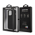 AMG AMG iPhone 13 Pro Backcover hoesje - Silicone - Big White Logo - Zwart