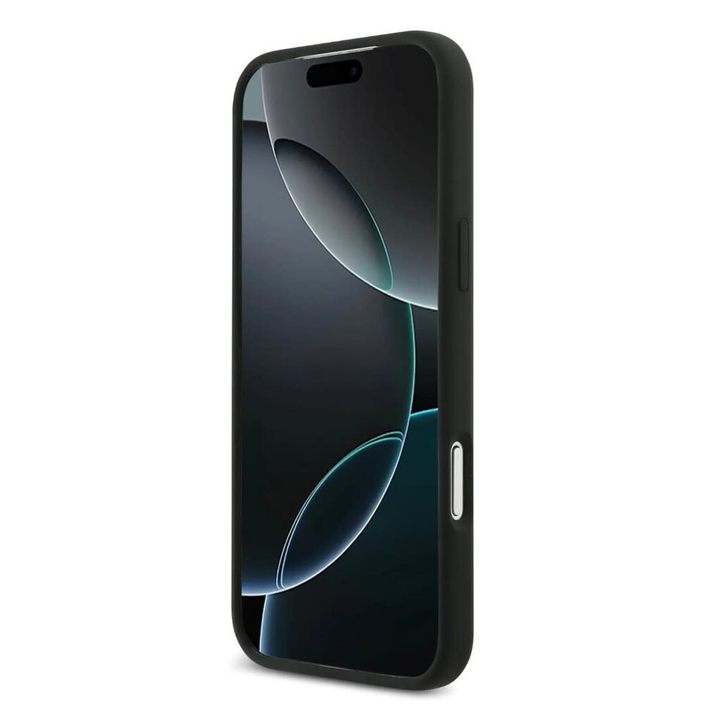 BMW BMW iPhone 17 Pro Max Back cover coque - MagSafe - Liquid Silicone Case With Vertical Logo - Noir BMW BMW iPhone 17 Pro Max Back cover coque - MagSafe - Liquid Silicone Case With Vertical Logo - Noir