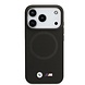 BMW BMW iPhone 17 Pro Back cover case - MagSafe - Full Wrapped Leather Case With Metal Logos - Black BMW BMW iPhone 17 Pro Back cover case - MagSafe - Full Wrapped Leather Case With Metal Logos - Black