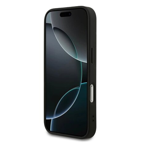 BMW BMW iPhone 17 Pro Back cover case - MagSafe - Full Wrapped Leather Case With Metal Logos - Black BMW BMW iPhone 17 Pro Back cover case - MagSafe - Full Wrapped Leather Case With Metal Logos - Black