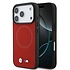 BMW iPhone 17 Pro Back-Cover hul - MagSafe - Full Wrapped Leather Case With Metal Logos - Rot BMW iPhone 17 Pro Back-Cover hul - MagSafe - Full Wrapped Leather Case With Metal Logos - Rot