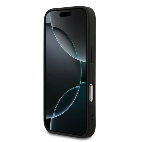 BMW BMW iPhone 17 Pro/iPhone 18 Pro Coque arrière MagSafe Revêtement intégral en cuir logos métalliques - Gris