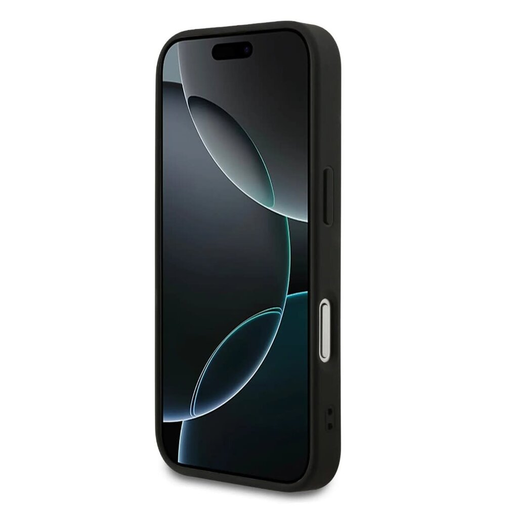 BMW BMW iPhone 17 Pro Backcover hoesje - MagSafe - Full Wrapped Leather Case With Metal Logos - Navy BMW BMW iPhone 17 Pro Backcover hoesje - MagSafe - Full Wrapped Leather Case With Metal Logos - Navy