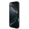 BMW BMW iPhone 17 Pro Max/iPhone 18 Pro Max Coque arrière MagSafe Revêtement intégral en cuir logos métalliques - Bleu marine