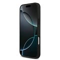 BMW BMW iPhone 17 Pro Max/iPhone 18 Pro Max Handyhülle PU-Kunstleder und Carbon blaue Ziernaht - Schwarz