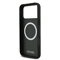 BMW BMW iPhone 17 Pro Max/iPhone 18 Pro Max Handyhülle PU-Kunstleder und Carbon blaue Ziernaht - Schwarz