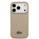 Lacoste Lacoste iPhone 17 Pro Back-Cover hul - MagSafe - Iconic Petit Pique Logo - Taupe Lacoste Lacoste iPhone 17 Pro Back-Cover hul - MagSafe - Iconic Petit Pique Logo - Taupe