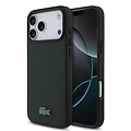 Lacoste Lacoste iPhone 17 Pro/iPhone 18 Pro Coque arrière MagSafe Logo Petit Piqué iconique - Vert