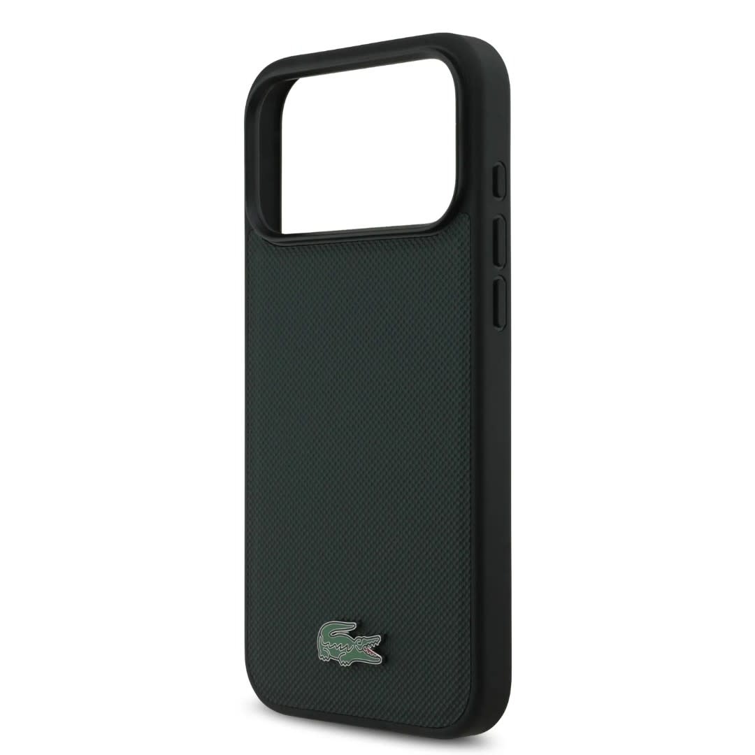 Lacoste Lacoste iPhone 17 Pro Backcover hoesje - MagSafe - Iconic Petit Pique Logo - Groen, foto 5 van 6