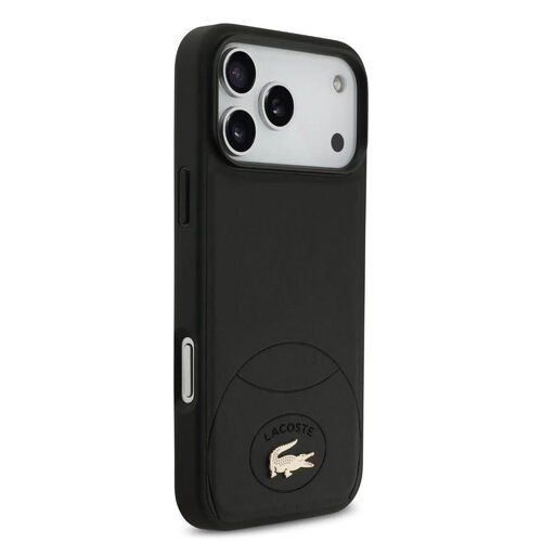 Lacoste Lacoste iPhone 17 Pro Back cover case - MagSafe - Bliss Design - Black