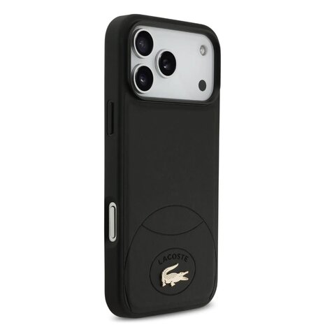 Lacoste Lacoste iPhone 17 Pro Back cover coque - MagSafe - Bliss Design - Noir Lacoste Lacoste iPhone 17 Pro Back cover coque - MagSafe - Bliss Design - Noir
