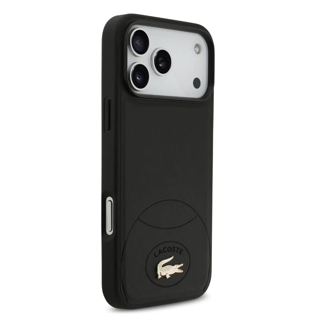 Lacoste Lacoste iPhone 17 Pro Backcover hoesje - MagSafe - Bliss Design - Zwart, foto 4 van 6