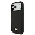 Lacoste Lacoste iPhone 17 Pro Back cover coque - MagSafe - Bliss Design - Noir