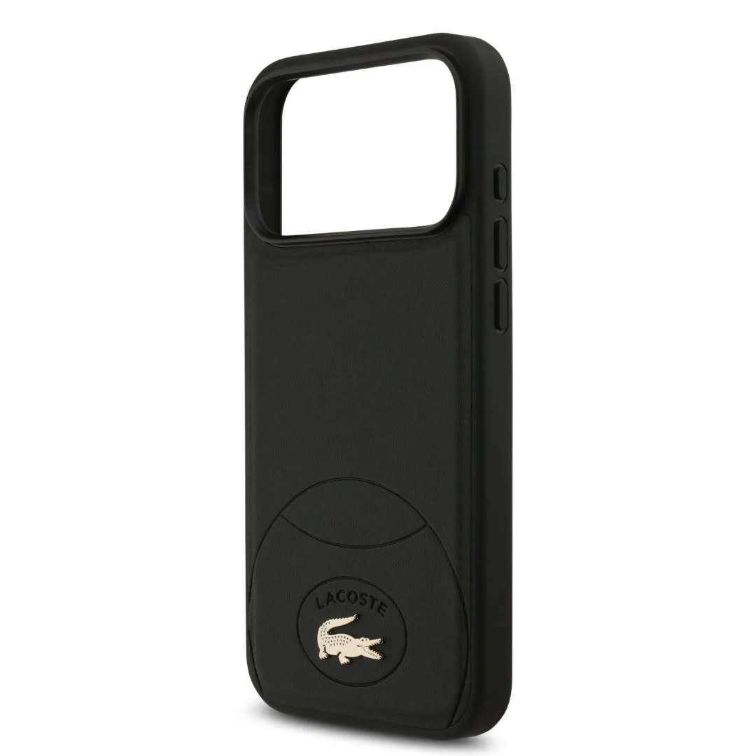 Lacoste Lacoste iPhone 17 Pro Backcover hoesje - MagSafe - Bliss Design - Zwart, foto 5 van 6