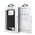 Lacoste Lacoste iPhone 17 Pro Back cover case - MagSafe - Bliss Design - Black