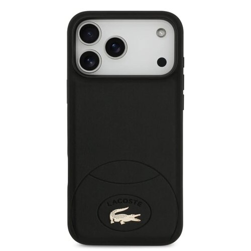 Lacoste Lacoste iPhone 17 Pro Backcover hoesje - MagSafe - Bliss Design - Zwart