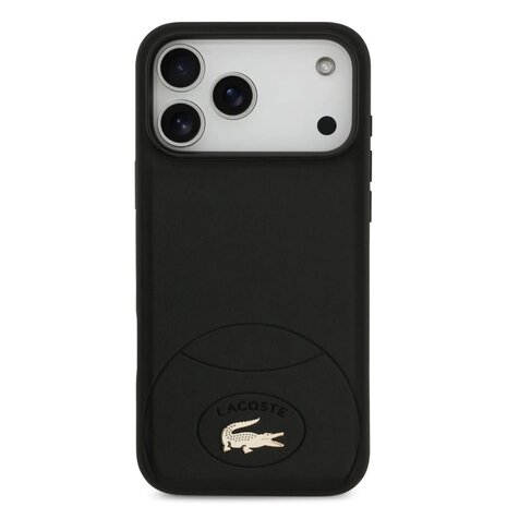 Lacoste Lacoste iPhone 17 Pro Back-Cover hul - MagSafe - Bliss Design - Schwarz Lacoste Lacoste iPhone 17 Pro Back-Cover hul - MagSafe - Bliss Design - Schwarz