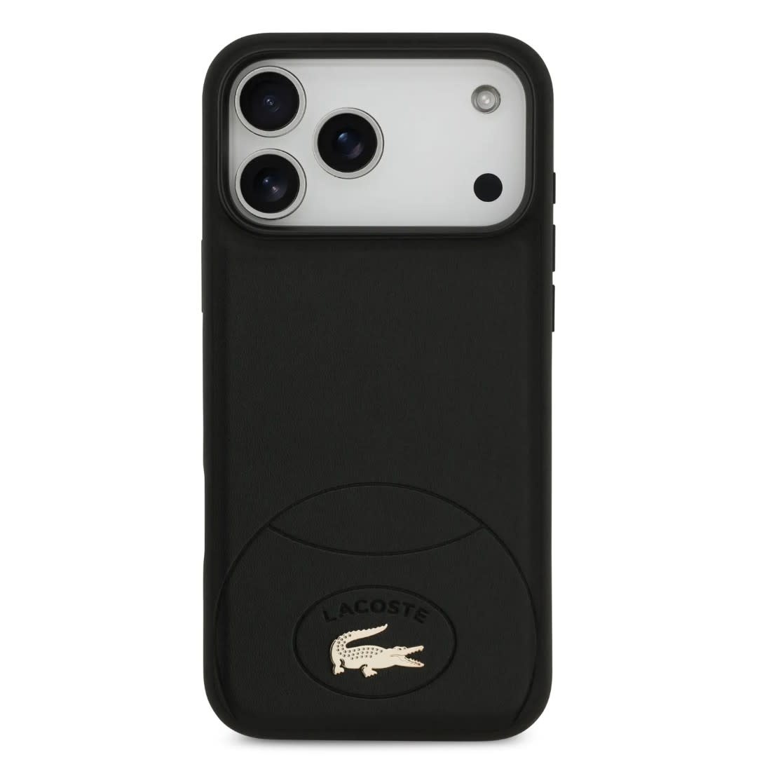 Lacoste Lacoste iPhone 17 Pro Backcover hoesje - MagSafe - Bliss Design - Zwart, foto 3 van 6