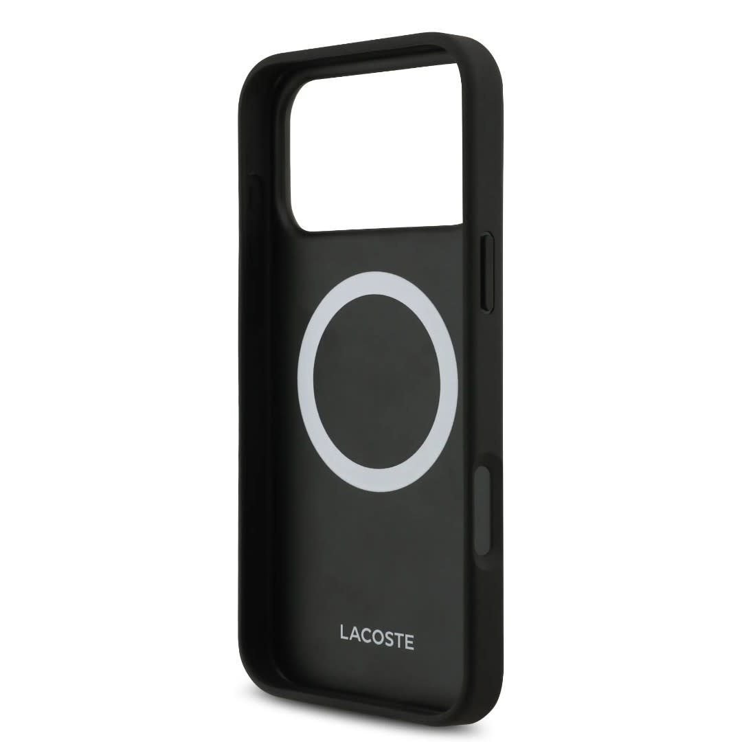 Lacoste Lacoste iPhone 17 Pro Max Backcover hoesje - MagSafe - Bliss Design - Zwart, foto 6 van 6