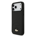 Lacoste Lacoste iPhone 17 Pro Max/iPhone 18 Pro Max Coque arrière MagSafe Design Bliss - Noir