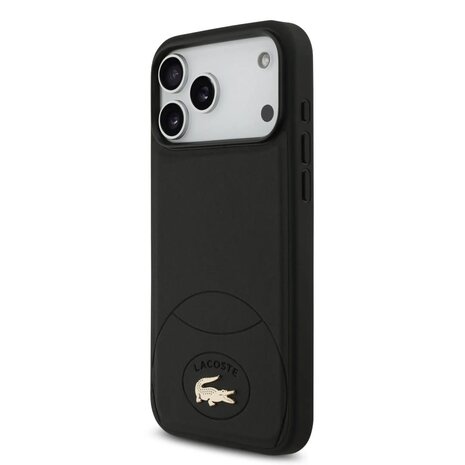 Lacoste Lacoste iPhone 17 Pro Max Backcover hoesje - MagSafe - Bliss Design - Zwart Lacoste Lacoste iPhone 17 Pro Max Backcover hoesje - MagSafe - Bliss Design - Zwart