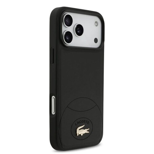 Lacoste Lacoste iPhone 17 Pro Max/iPhone 18 Pro Max Coque arrière MagSafe Design Bliss - Noir