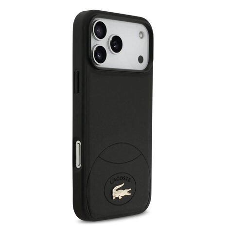 Lacoste Lacoste iPhone 17 Pro Max Back cover coque - MagSafe - Bliss Design - Noir Lacoste Lacoste iPhone 17 Pro Max Back cover coque - MagSafe - Bliss Design - Noir