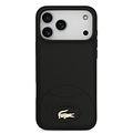 Lacoste Lacoste iPhone 17 Pro Max/iPhone 18 Pro Max Coque arrière MagSafe Design Bliss - Noir