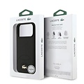 Lacoste Lacoste iPhone 17 Pro Max/iPhone 18 Pro Max Coque arrière MagSafe Design Bliss - Noir