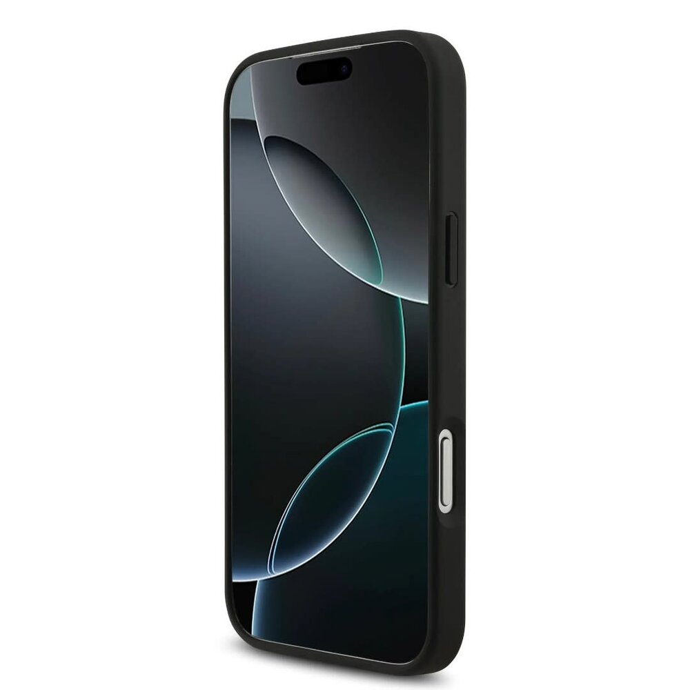 Lacoste Lacoste iPhone 17 Pro Max Backcover hoesje - MagSafe - Bliss Design - Zwart Lacoste Lacoste iPhone 17 Pro Max Backcover hoesje - MagSafe - Bliss Design - Zwart