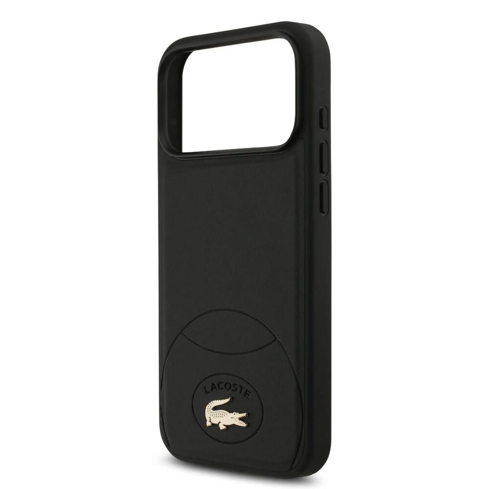Lacoste Lacoste iPhone 17 Pro Max Backcover hoesje - MagSafe - Bliss Design - Zwart Lacoste Lacoste iPhone 17 Pro Max Backcover hoesje - MagSafe - Bliss Design - Zwart