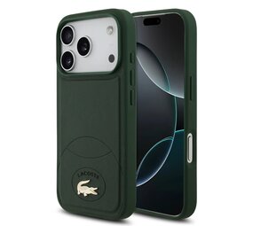 Lacoste Lacoste iPhone 17 Pro Backcover hoesje - MagSafe - Bliss Design - Groen Lacoste Lacoste iPhone 17 Pro Backcover hoesje - MagSafe - Bliss Design - Groen