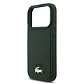 Lacoste Lacoste iPhone 17 Pro/iPhone 18 Pro Coque arrière MagSafe Design Bliss - Vert