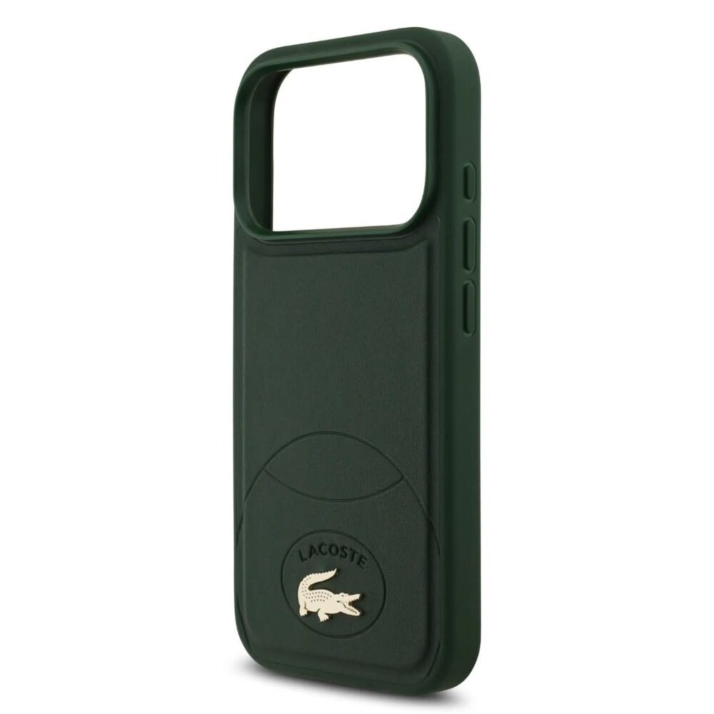 Lacoste Lacoste iPhone 17 Pro Back cover case - MagSafe - Bliss Design - Green Lacoste Lacoste iPhone 17 Pro Back cover case - MagSafe - Bliss Design - Green