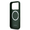 Lacoste Lacoste iPhone 17 Pro Max/iPhone 18 Pro Max Coque arrière MagSafe Design Bliss - Vert