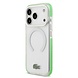 Lacoste Lacoste iPhone 17 Pro Back-Cover hul - MagSafe - Frosted Finish - Green Edge - Transparent Lacoste Lacoste iPhone 17 Pro Back-Cover hul - MagSafe - Frosted Finish - Green Edge - Transparent