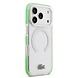 Lacoste Lacoste iPhone 17 Pro Back cover case - MagSafe - Frosted Finish - Green Edge - Transparent Lacoste Lacoste iPhone 17 Pro Back cover case - MagSafe - Frosted Finish - Green Edge - Transparent