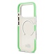 Lacoste Lacoste iPhone 17 Pro Back cover case - MagSafe - Frosted Finish - Green Edge - Transparent Lacoste Lacoste iPhone 17 Pro Back cover case - MagSafe - Frosted Finish - Green Edge - Transparent