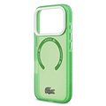 Lacoste Lacoste iPhone 17 Pro/iPhone 18 Pro Handyhülle MagSafe Transparente Ausführung mit mattierter Oberfläche - Grün