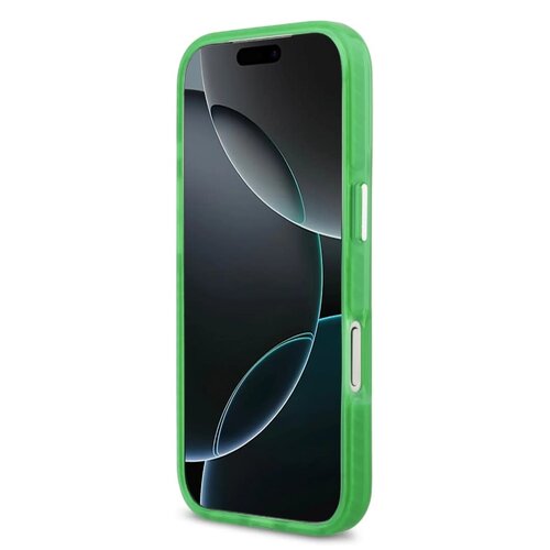 Lacoste Lacoste iPhone 17 Pro/iPhone 18 Pro Coque arrière MagSafe Finition transparente et dépolie - Vert