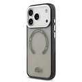 Lacoste Lacoste iPhone 17 Pro/iPhone 18 Pro Handyhülle MagSafe Transparente Ausführung mit mattierter Oberfläche - Grau
