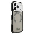 Lacoste Lacoste iPhone 17 Pro/iPhone 18 Pro Handyhülle MagSafe Transparente Ausführung mit mattierter Oberfläche - Grau