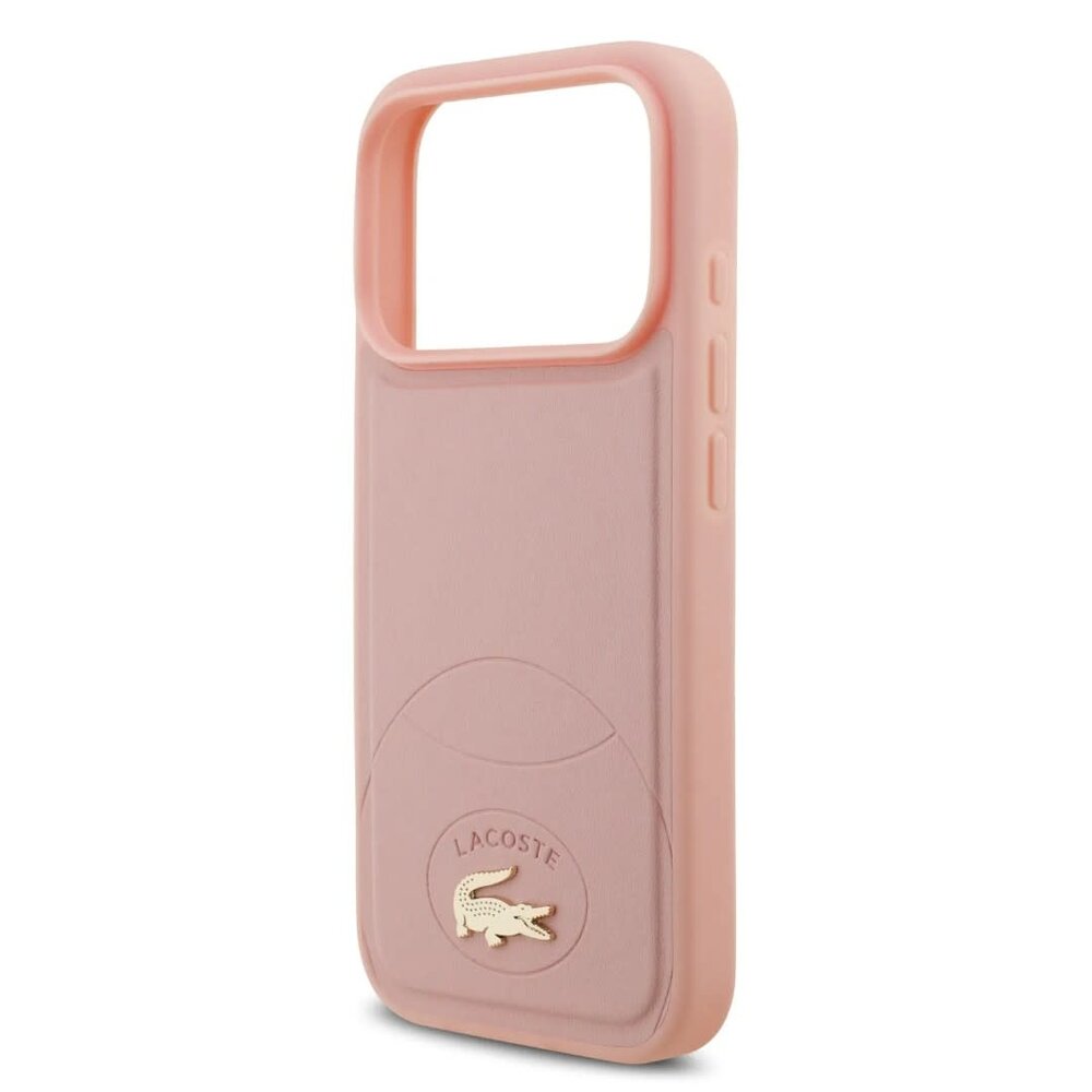 Lacoste Lacoste iPhone 17 Pro Back-Cover hul - MagSafe - Bliss Design - Rosa Lacoste Lacoste iPhone 17 Pro Back-Cover hul - MagSafe - Bliss Design - Rosa
