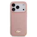 Lacoste Lacoste iPhone 17 Pro/iPhone 18 Pro Handyhülle MagSafe Bliss-Design - Rosa