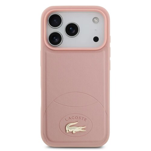Lacoste Lacoste iPhone 17 Pro/iPhone 18 Pro Coque arrière MagSafe Design Bliss - Rose