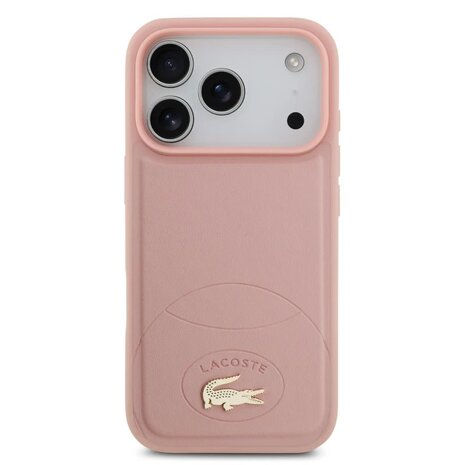 Lacoste Lacoste iPhone 17 Pro Back-Cover hul - MagSafe - Bliss Design - Rosa Lacoste Lacoste iPhone 17 Pro Back-Cover hul - MagSafe - Bliss Design - Rosa
